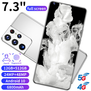 Hot bán S21 + Ultra 12GB + 512GB 7.0 inch Android 10.0 di động di động điện thoại thông minh với gốc hiển thị đầy đủ và decacore CPU - Product Image 2
