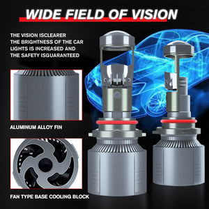 라이트 LED 헤드라이트 9V-80V 84w H7 A80 하이빔 및 로우빔 자동차 헤드라이트용 렌즈 H4 9006 범용 - Product Image 5