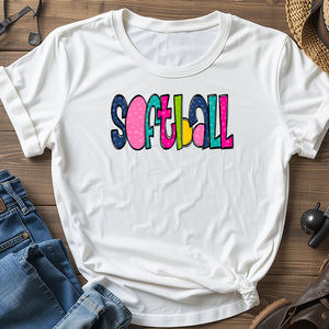 MOQ rendah panas ditekan pada <span class=keywords><strong>Softball</strong></span> ibu langsung ke Film DTF Transfer panas untuk Tshirts - Product Image 5