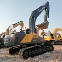 Excavatrice lourde Volvo EC240 d'occasion, prix abordable, machine d'origine, peinture non finie, excavatrice Volvo d'occasion