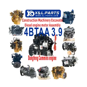 Mesin Dongfeng Cummins asli buatan Cina complete 4bt 3.9 motor 4BTA3.9 c 4 mesin diesel silinder