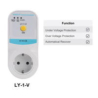 Stabilisateur de tension à relais haute efficacité CHLIUYI LY-1-V 99 % 10 kVA monophasé 50/60 Hz CA avec affichage LED et multiprotection