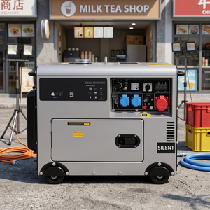 เครื่องกำเนิดไฟฟ้าแบบเปิดเสียงเบา 10kw 15kw 17kw 18kw ความถี่ 50/60Hz ควบคุมการสตาร์ทด้วยรีโมท ปรับแต่งได้ มีตัวเลือกแรงดันไฟฟ้าหลากหลาย - Product Image 3
