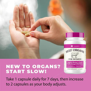 Capsules d'organes de bœuf OEM/ODM pour femmes |   Équilibre Hormonal Foie Cœur Reins Marque Privée - Product Image 3