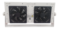 Ventilateur ionique antistatique de table à 2 têtes ODM économique, souffleur d'air ESD ioniseur 220V DC24V 25VA 62dB pour machines électroniques ST102H