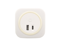 Veilleuse LED A92D Contrôle tactile Lumineux Auto-On/Off Petite Veilleuse pour Adultes Enfants Chambre Cuisine Salon Non-Dimishing
