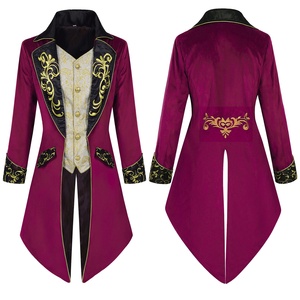 <span class=keywords><strong>Ropa</strong></span> Medieval, Chaqueta Steampunk para <span class=keywords><strong>Hombre</strong></span>, Abrigo Gótico Retro, Chaqueta de Cola de Caballo Vintage Renacentista, Chaqueta <span class=keywords><strong>Victoriana</strong></span> - Product Image 5
