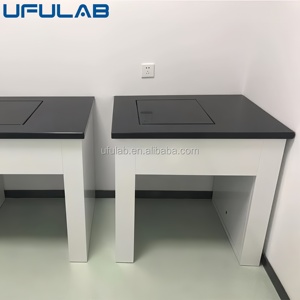 Table <span class=keywords><strong>de</strong></span> balance en acier laminé à froid <span class=keywords><strong>de</strong></span> classe cent mille, design industriel avec plateau en marbre pour hôpital, laboratoire, entrepôt - Product Image 3