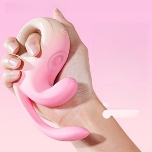 2 in 1 New Design G Spot <b>Vibrator</b> Clitoris Stimulator Sex Product Features Finger Sleeve Women Handheld High Appearance Sex Toys - Product Image 4