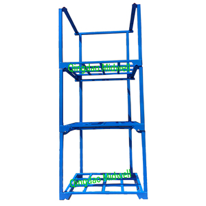Heavy Duty kho tùy chỉnh Pallet thép xếp chồng lốp có thể tháo rời lốp lưu trữ khung <span class=keywords><strong>palletainer</strong></span> - Product Image 3