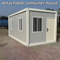 Maison conteneur modulaire préfabriquée isolée personnalisée à 2 chambres pour une résidence permanente