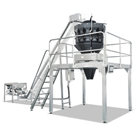 Balance de pesage automatique multifonctionnelle à 10 têtes, machine d'emballage pour dosettes de lessive
