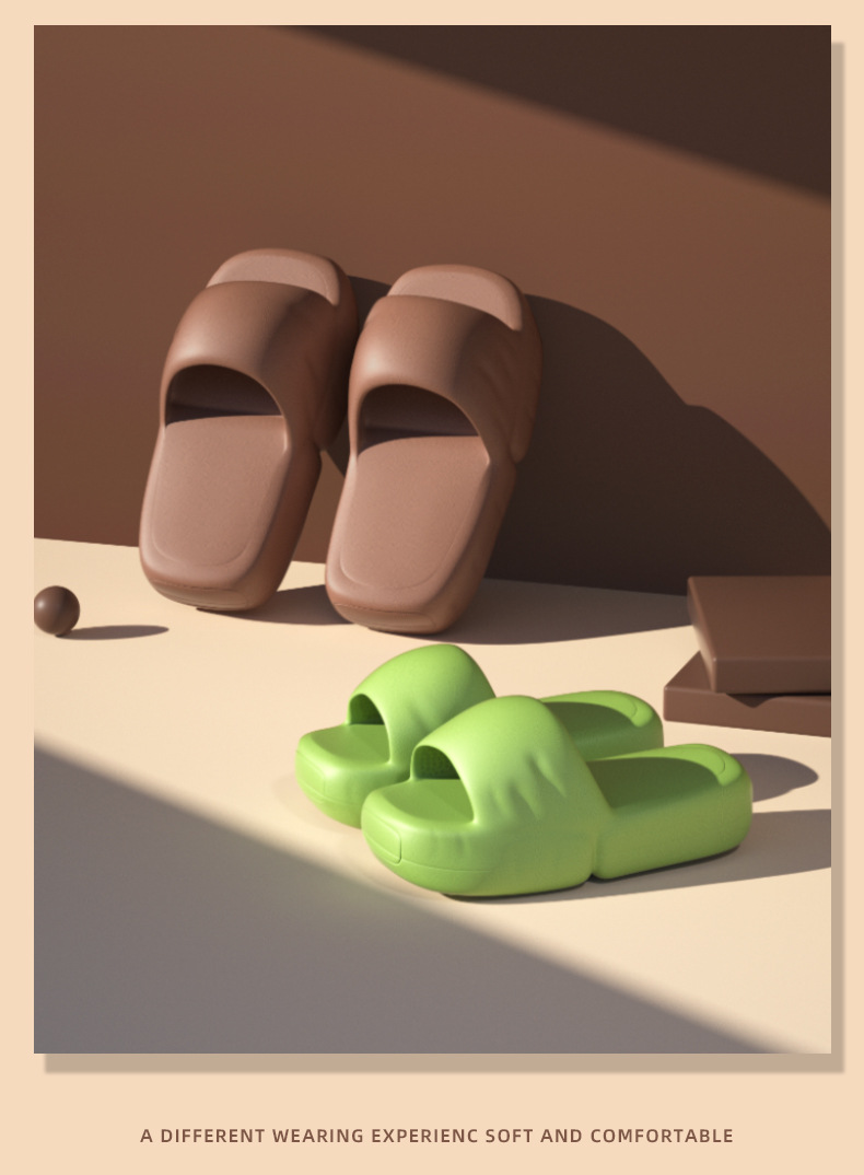New Thick Soled Slippers Women Outdoor Indoor 2023 Soft Sole Non-slip EVA Slides Sandals