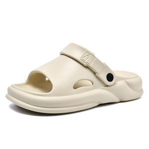 Men's And Women's EVA <b>Slippers</b> Thick Sole One Strap Sandals Summer Non Slip Breathable <b>Flip</b> <b>Flops</b> Size 36 To 45 - Product Image 5