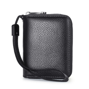 New Genuine Leather <b>Card</b> Holder Coin Purse Unisex Men's Multi-<b>Card</b> Slot Case Lady's <b>Card</b> <b>Wallet</b> Fashion Wholesale - Product Image 6