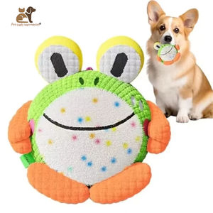 Köpek Oyuncak Elektrikli Zıplayan Top Evcil Hayvan Kendi Kendine Eğlence Sıkıntıyı Giderir Ses Çıkaran Yavru Diş Çıkarma Çiğneme Dirençli - Product Image 1