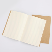 Cuadernos de Papel Kraft Personalizados en Oferta, Diarios con Cubiertas de Lino PU y Cuero PU para Niños, para Escribir, Dibujar y Usar como Diario
