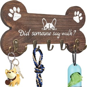 ที่ใส่กุญแจไม้7ตะขอติดผนังสไตล์โบราณที่แขวนเครื่องประดับ - Product Image 1