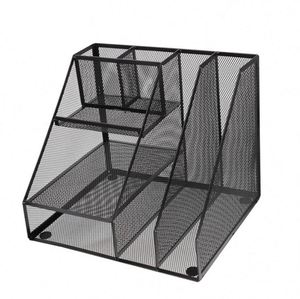 Mesh Metal 7 Compartments Office Desk <b>Organizer</b> Desk Sets <b>File</b> <b>Organizer</b> Metal Mesh <b>File</b> <b>Organizer</b> - Product Image 3