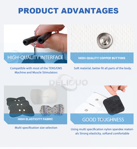 Cuscinetti in Gel di ricambio decine <span class=keywords><strong>Ems</strong></span> elettrodi patch 11*15Cm attrezzature per terapia fisica decine unità elettrodo a farfalla <span class=keywords><strong>Pad</strong></span> - Product Image 4