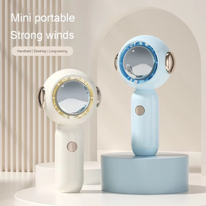 New Astronaut USB Rechargeable Mini <b>Handheld</b> Turbo Silent <b>Fan</b> 5V Bladeless Plastic for Household Car and Outdoor Use - Product Image 2