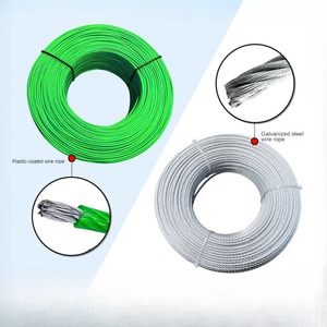 Venta al por mayor 3mm-24mm Cuerda de <span class=keywords><strong>alambre</strong></span> de acero <span class=keywords><strong>galvanizado</strong></span> antioxidante resistente al desgaste Hardware recubierto de plástico de fabricantes - Product Image 2