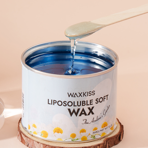 Cera depilatoria liposoluble WAXKISS 368G para zonas íntimas, piel sensible, depilación con cera natural - Product Image 1