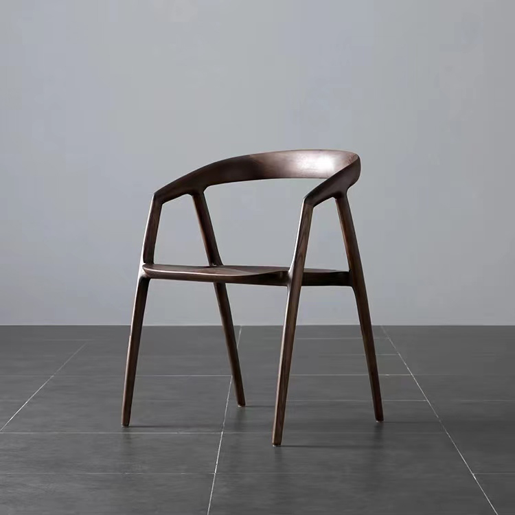 Деревянный обеденный стул Foshan из твердой древесины в скандинавском стиле, охлаждающий деревянный стол из грецкого ореха и колокольчики для обеденной мебели