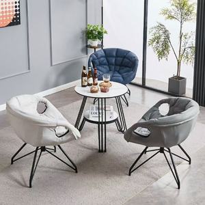 Chaise pivotante simple de luxe nordique, chaise de loisirs moderne et simple pour la maison - Product Image 3