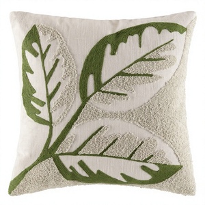 High Quality Tufted Cotton Cushion Cover Embroidered Woven Techniques for Home Living Room <b>Sofa</b> Bed Waist <b>Pillow</b> Hotels By ITHL - Product Image 1