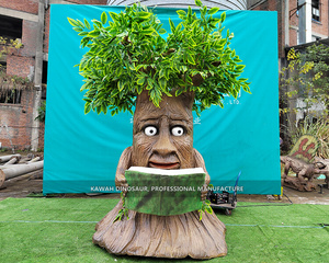 <strong>Face</strong> Halloween Christmas Funny Animatronic Talking <strong>Tree</strong> Speak Multi-language - Product Image 4