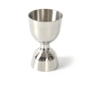 Logotipo personalizado Bartender Vodka <span class=keywords><strong>Whisky</strong></span> Cocktail Herramienta de medición Premium Bell Jigger con medidas en el interior - Product Image 1