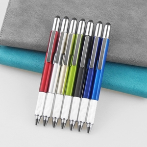 Đa Chức Năng Nhựa Bút Bi Màn Hình Cảm Ứng Cho Stylus Logo Bút Cho Văn Bản Lông Cai Trị Công Cụ Tuốc Nơ Vít Cho Sử Dụng - Product Image 5