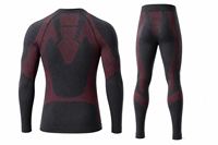Ensemble de sous-vêtements sans couture personnalisés pour homme, haut à manches longues et leggings, vêtements de sport d'extérieur pour le ski et le cyclisme