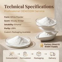 Ambroxide de Alta Calidad 99% CAS 6790-58-5 Grado Industrial para Cosméticos y Perfumería