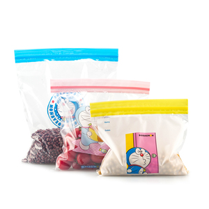 Bags Freezer Bag Freezer Bags Resealable Ziplock Food Storage Bags Double Zipper Freezer Bag With Custom Logo