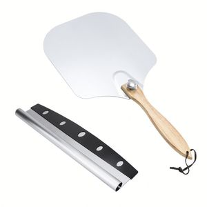 <span class=keywords><strong>Pala</strong></span> para Transferir Pizza Más Vendida con Mango <span class=keywords><strong>de</strong></span> Madera, Plegable, <span class=keywords><strong>de</strong></span> Aluminio, Apta para Horno - Product Image 6
