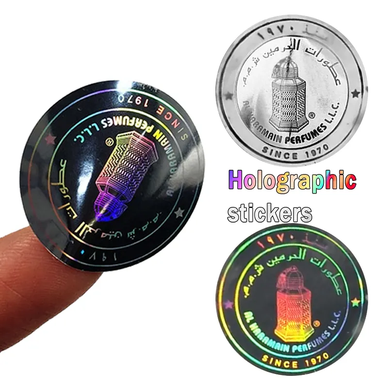 China 3D Custom Self Adhesive Waterproof PVC Qr Code Tamper Evident Security Hologram Sticker