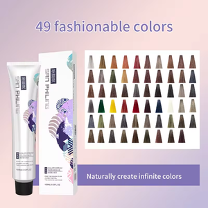 Tinta <span class=keywords><strong>per</strong></span> <span class=keywords><strong>Capelli</strong></span> Permanente Organica Senza PPD Senza <span class=keywords><strong>Ammoniaca</strong></span> Nutriente 100ml <span class=keywords><strong>per</strong></span> Uomini e Donne 49 Tonalità - Product Image 4