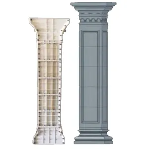 Nuevo diseño, gran oferta, decoración exterior, molde de Pilar romano de hormigón, pilar cuadrado de cemento, estatua ornamental, Pilar Redondo