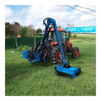 Tondeuse à bras oscillant hydraulique JEEGEE, garantie 2 ans, niveau de sécurité élevé pour tracteurs agricoles et chargeurs, tondeuses à gazon