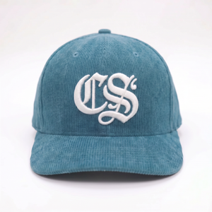 Casquette de baseball en velours côtelé personnalisée OEM à 6 panneaux, non structurée, avec logo brodé en 3D, pour hommes, vente en gros, style Dad Hat - Product Image 3