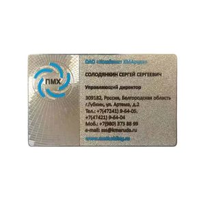 Venta al por mayor de grabado láser de metal tarjeta RFID logotipo personalizado de lujo de acero inoxidable TARJETA DE ESPEJO - Product Image 3