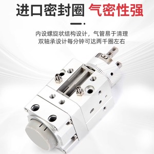 Cilindro Rotatorio de Doble Acción JQC MRHQ con Conexión Roscada 10D/16D-90S/20D/25D-180S-N - Product Image 3