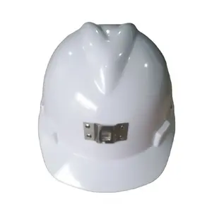 Горная жесткая шляпа с кронштейном лампы ABS en397 полубрый строительный промышленный защитный шлем высокого качества