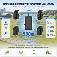 Caméra solaire WiFi 3MP avec audio bidirectionnel, étanche IP66, capteur CMOS, cloud, portée longue de 500m, antenne à gain élevé de 5dB, faible taux de fausses alertes