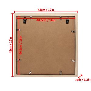 16x16 inch UV bảo vệ 3D 12 huy chương Pin huy hiệu gỗ rắn hiển thị hộp bóng trường hợp khung lưu trữ cho quân đội Marathon người chiến thắng - Product Image 4