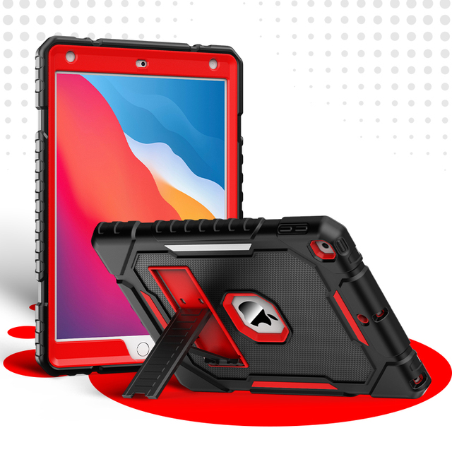 Waterproof Heavy Duty Tablet Case and Cover for iPad 9th/8th/7th Generation 10.2 Inch 2021