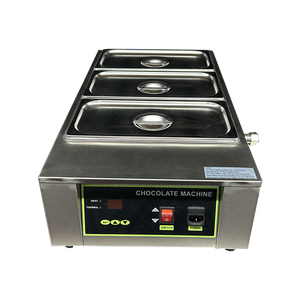 Máquina Eléctrica Comercial <span class=keywords><strong>de</strong></span> Triple Tanque para Derretir Chocolate, para Preparar Salsas <span class=keywords><strong>de</strong></span> Chocolate y <span class=keywords><strong>Fondue</strong></span> - Product Image 2