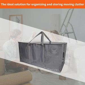 Bolsa de Almacenamiento Plegable Extra Grande, Ahorra Espacio, Minimalista, de Polipropileno, a Prueba de Polvo, para Mudanza, con Cierre, Organizador de Ropa para el Hogar - Product Image 4